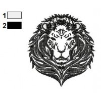 Lion Tattoo Embroidery Designs 06
